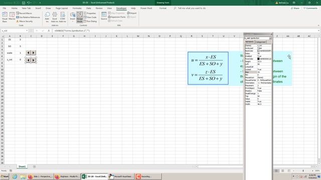Excel Animation Tutorial - the Rotating Cube, part#1 - (3D/2D conversion) смотреть онлайн