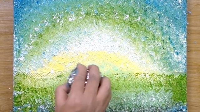 How to draw a Man on a Bench / Aluminum painting technique смотреть онлайн