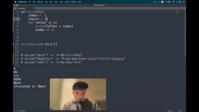Codewars (Python?) | Mumbling | kyu7 смотреть онлайн
