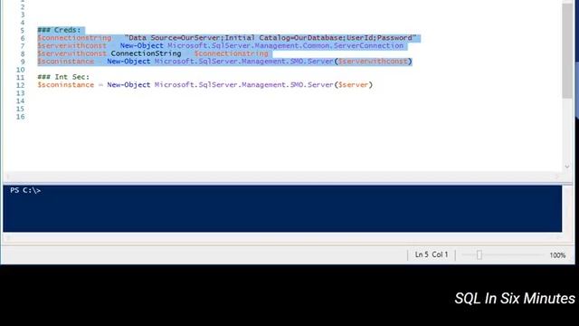 PowerShell ADO Connection To SQL Server With Credentials Or Integrated Security смотреть онлайн