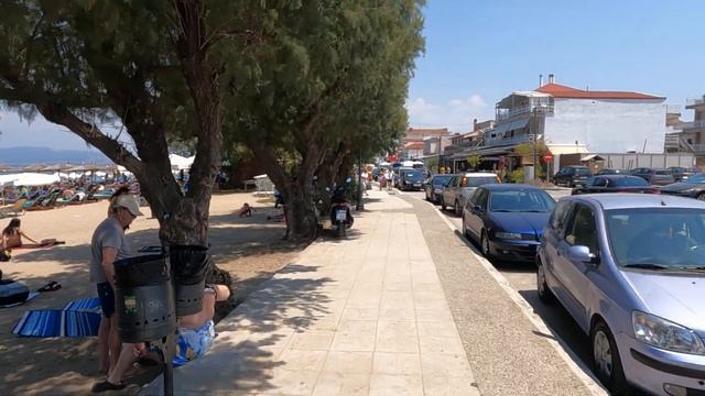 Agia Triada Beach tour Thessaloniki Greece - Παραλία Αγίας Τριάδας смотреть онлайн