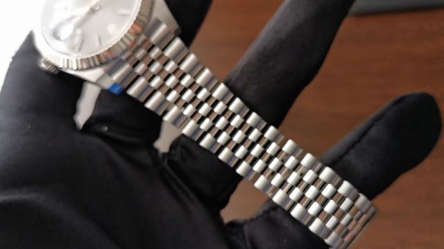 Rolex Datejust 41 mm Steel and White Gold 126334-0014 Grey dial Fluted bezel Jubilee Bracelet смотреть онлайн