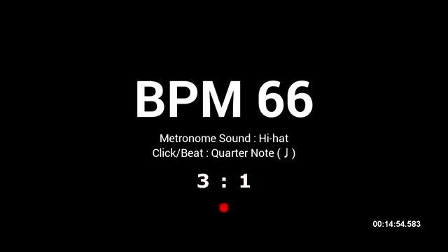 Metronome BPM 66 / Hi-hat смотреть онлайн