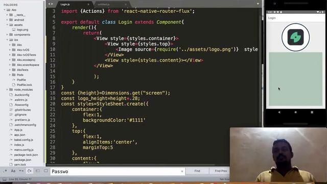 React Native Login Page Design | React Native Tutorial Part 8 | Malayalam смотреть онлайн