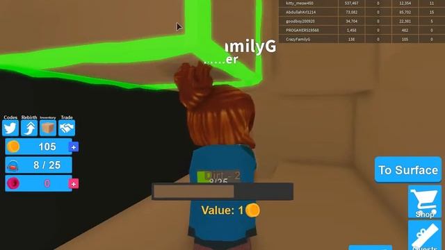 ЧАСТЬ 1, РОБЛОКС ИГРАЕМ в Симулятор Горных Копателей/ROBLOX Mining Simulator смотреть онлайн