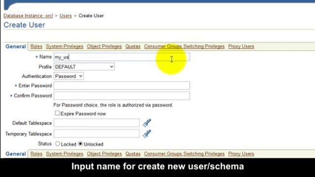 Create New Users on Oracle 10g Enterprise Manager смотреть онлайн