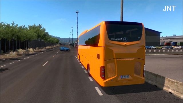 [ETS2 v1.37] Mercedes-Benz Travego X 2020 смотреть онлайн