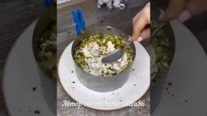 Салат грибная полянка