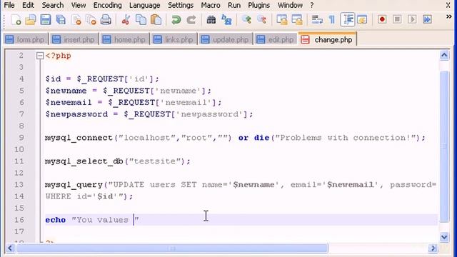 28 Update Values from Database part 3 (Section PHP & MySQL) смотреть онлайн