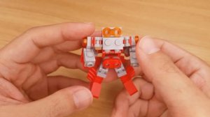LEGO brick robot transformers tutorial - crab combiner robot  - Crab Bros