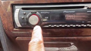 How to set the clock in pioneer mosfet 50x4