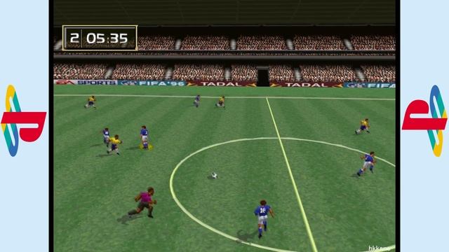 PS1 - FIFA Soccer 96 Gameplay смотреть онлайн