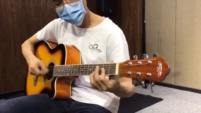 Caravan Music Acoustic Guitar HS-4010 смотреть онлайн