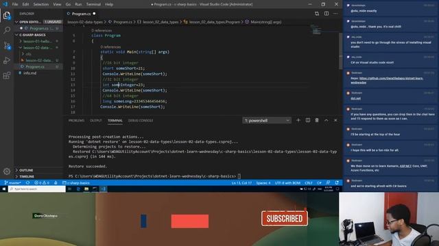 .NET Learn Wednesday: C# Basics Part 1 смотреть онлайн