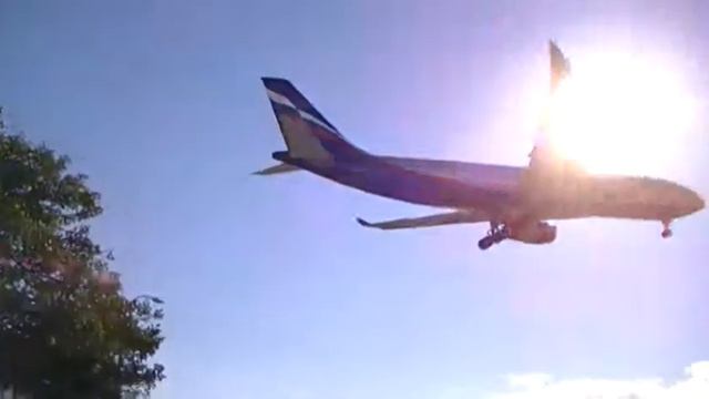 Aeroflot Airbus A330-200 landing at LAX смотреть онлайн