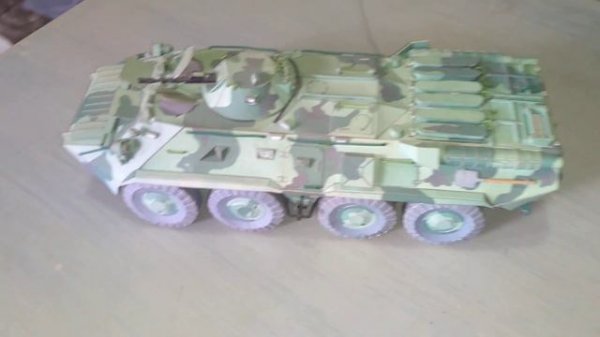 BTR-80 paper model 1:25