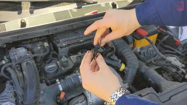 Мембрана картерных газов. Peugeot 308 T9. Жесткая работа двигателя. смотреть онлайн