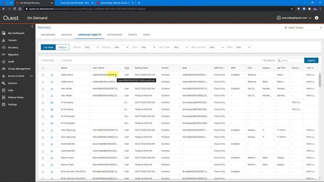 How to restore a hard deleted user object смотреть онлайн
