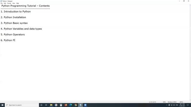 1. Python Programming Tutorial – Contents | Latest Series | G C Reddy | смотреть онлайн