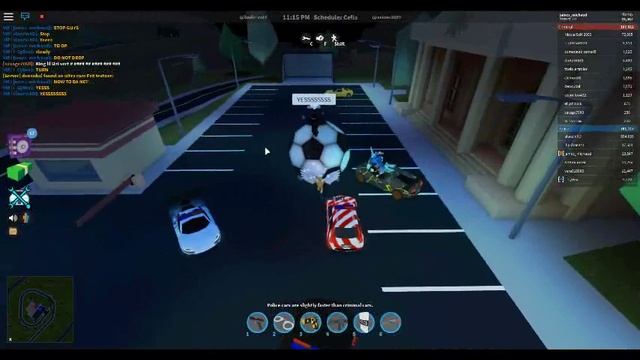 GETTING THE SOCCER BALL INTO THE NET ROBLOX JAILBREAK PART 2 смотреть онлайн