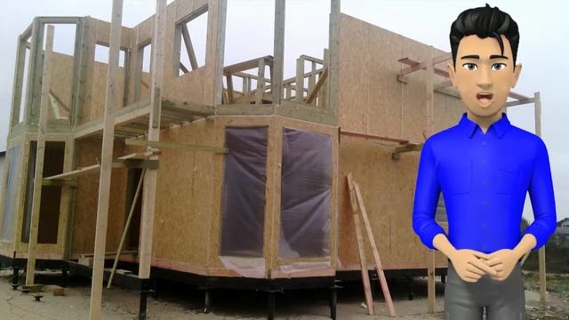 Проект двухэтажного СИП дома. Отзывы о строительстве домов Виллози Хаус. Проект 87-14 Тамарис смотреть онлайн