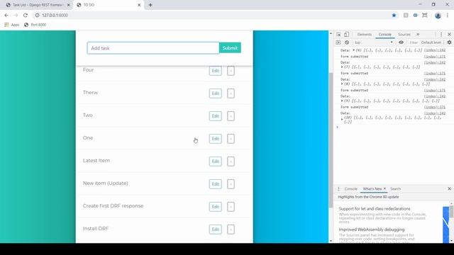 Todo App | Django REST Framework & Ajax смотреть онлайн