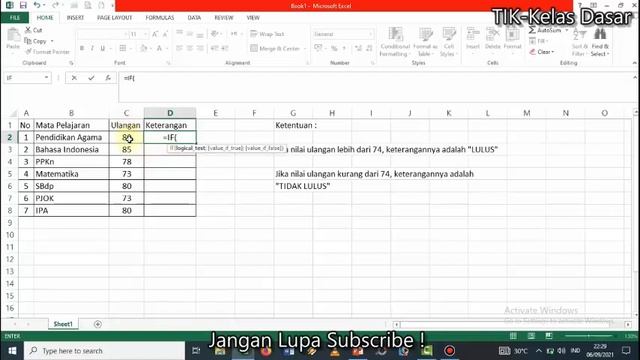 Menggunakan Function Arguments pada Microsoft Excel - Ayo kita pelajari !!! - Informatika Kelas 6 смотреть онлайн