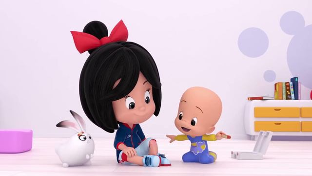 Las ruedas del bus de colores y más canciones infantiles con la Familia Telerín | Cleo & Cuquín смотреть онлайн