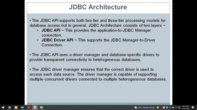 Adv Java session 29 JDBC vs ODBC смотреть онлайн