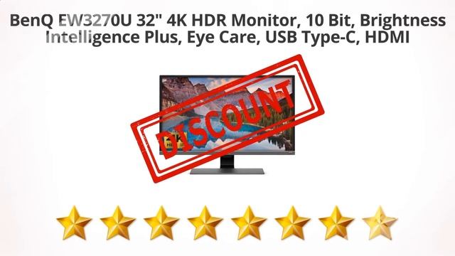 BenQ EW3270U 32" 4K HDR Monitor, 10 Bit, Brightness | Review and Discount смотреть онлайн