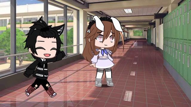 ×meme/мне нравится человек с чёрными волосами../Gacha Club×