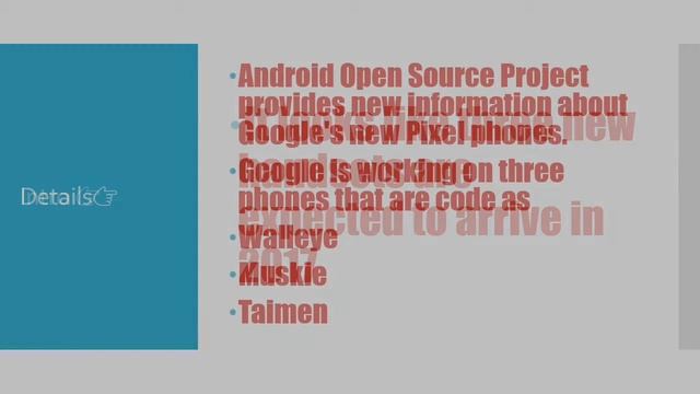 Three Google pixel Smartphone packing snapdragon 835 CPU may be Launched.2017 смотреть онлайн