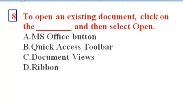 MS Office MCQs : MS Word Mcqs : MS Excel MCQs : MS Power Point MCQs : Part - 01 смотреть онлайн