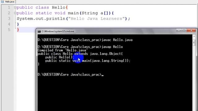 Core Java- Bangla Tutorial(Compile with javap Options)- Class 30 смотреть онлайн