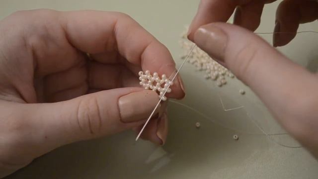 Кружевные серёжки из бисера. Бисероплетение. Мастер класс