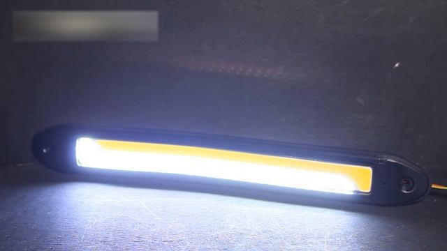 Дневные ходовые огни, гибкие FLEX 2-COB с поворотником | Daytime Running Lights LED DRL COB