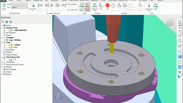 Autodesk PowerMill - Polar Drilling - Milling смотреть онлайн