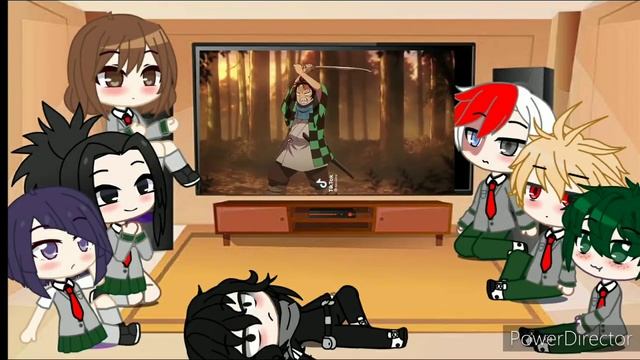 ♡︎BNHA React To Demon Slayer 1/2 ⚠️Manga Spoiler Ahead⚠️♡︎ Gacha Club ||•GCVR||•