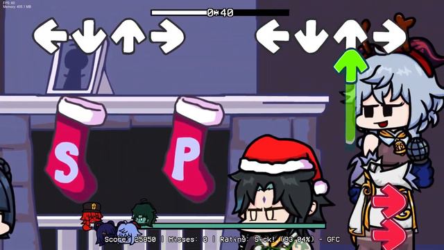 Christmas Gathering! (Santa but it's a Xiangling, Xiao, Hu Tao and Ganyu cover) смотреть онлайн