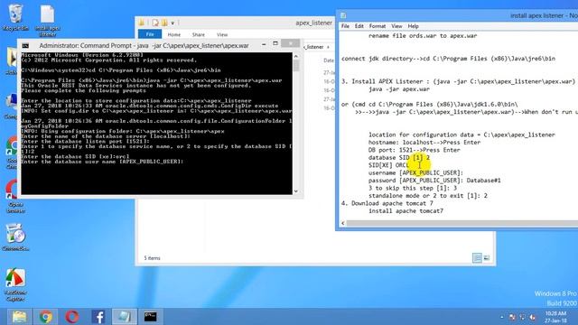 Oracle REST Data Services (ORDS) Install and Configuration Tomcat Apache смотреть онлайн