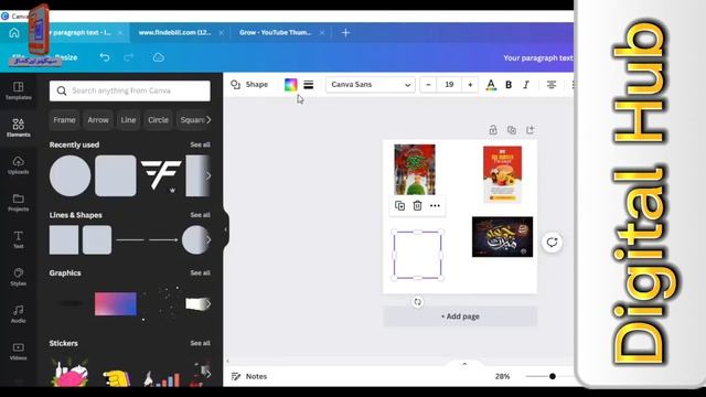 HOW TO USE CANVA COLOR PICKER TOOL | CANVA TUTORIAL | THE DIGITAL HUB смотреть онлайн