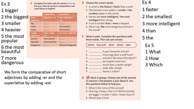 Ағылшын тілі 5 сынып. English Plus  Students book 4849 бет  жауаптарымен