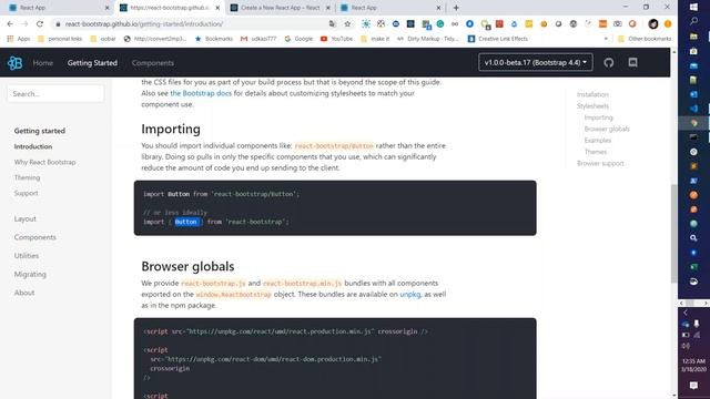 How to add Bootstrap 4 navbar in React.js / React Bootstrap tutorial 3 смотреть онлайн