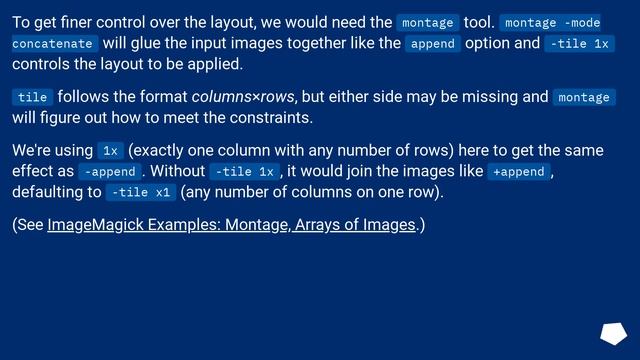 Vertically stack multiple images using ImageMagick смотреть онлайн