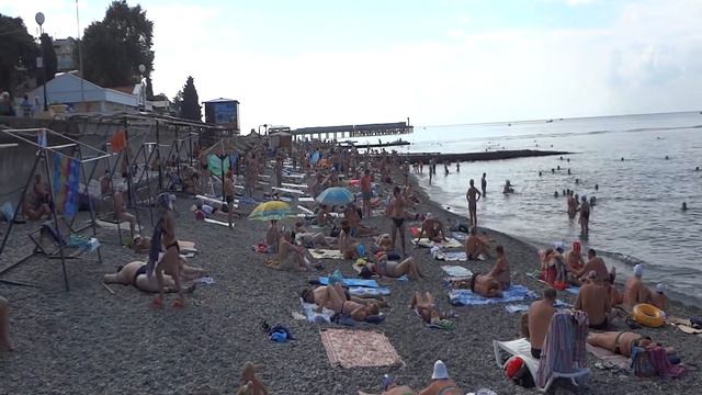 Адлер пляжи. Сравнение пляжа Чайка и Пляжа у яхт клуба. смотреть онлайн