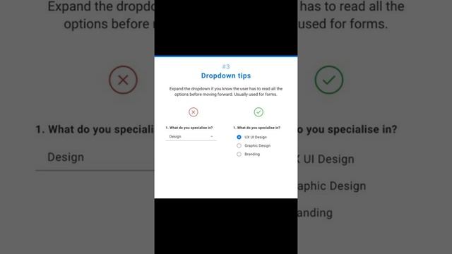 UX Radio Buttons vs Drop down List Menu смотреть онлайн