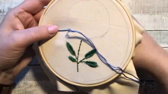 Hydrangea hand embroidery piece смотреть онлайн