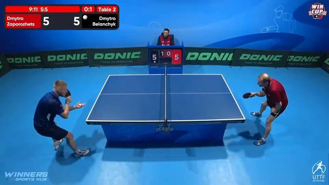 00:15 Dmytro Zaporozhets 0 - 3 Dmytro Belanchyk West 6 WIN CUP 14.10.2022 | TABLE TENNIS WINCUP