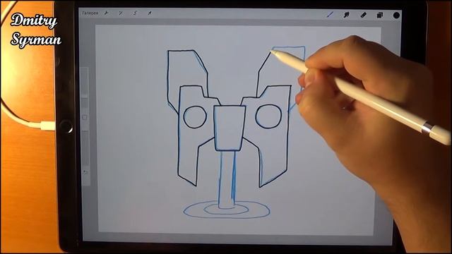 How to draw robot, Как нарисовать робота смотреть онлайн