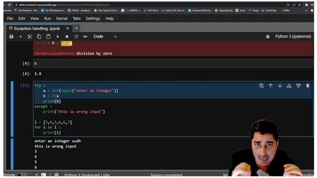 Exception Handling | Lecture 14 | Python Full Course for Beginners смотреть онлайн